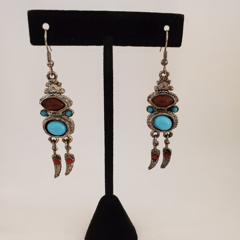 Bohemian Vintage Chandelier Multicolored Earrings